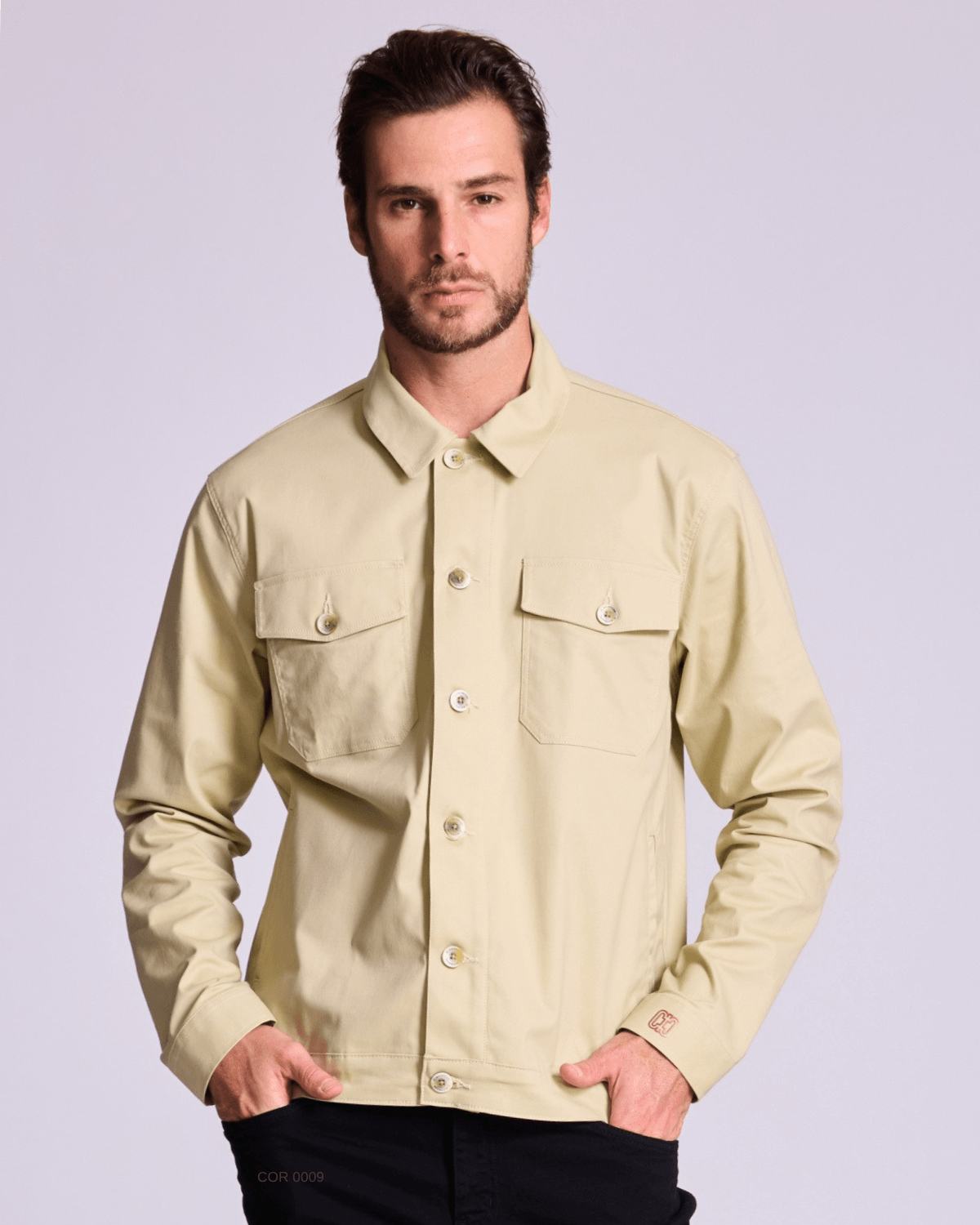 JAQUETA DE SARJA MASCULINA